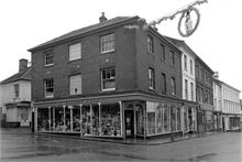 R. Edmond & Son, North Walsham Market Place at Christmas time in.