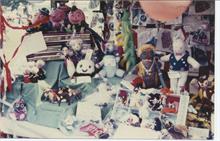 Toys sold to raise money for the building of the Community Centre. 1971.