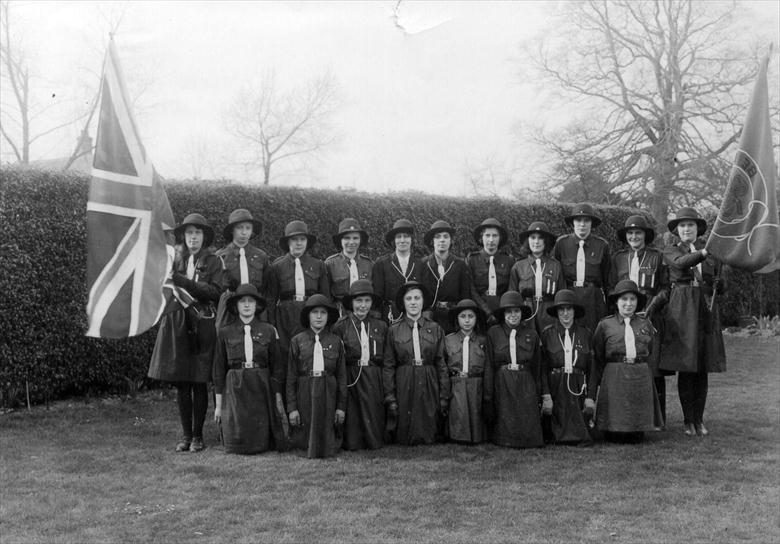 Photograph. 3rd North Walsham Guides (North Walsham Archive).
