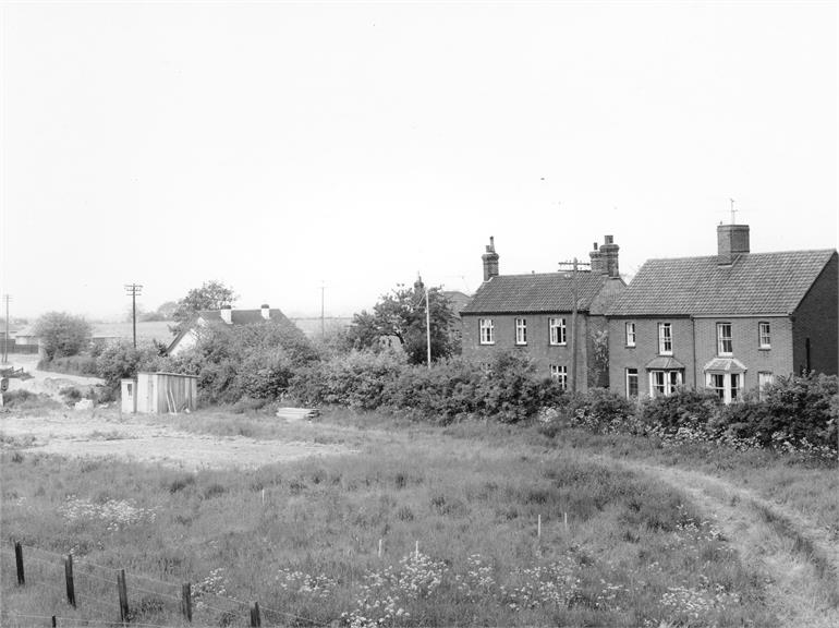 Photograph. Bradfield Road, North Walsham. 9th June 1962 (North Walsham Archive).