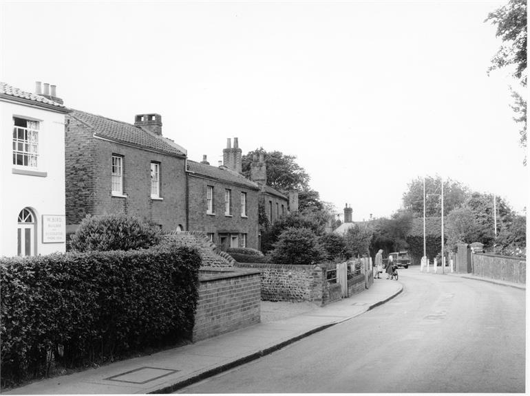 Photograph. Grammar School Road, North Walsham. 2nd July 1962. (North Walsham Archive).