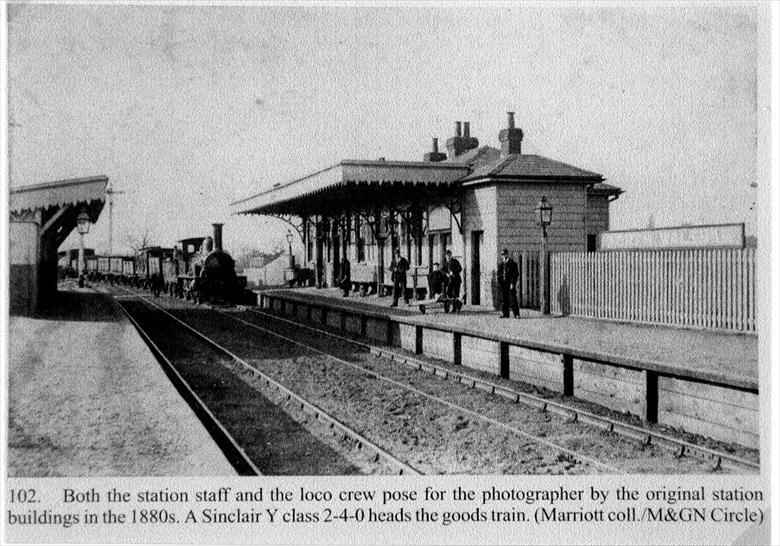 Photograph. North Walsham Main Station. (North Walsham Archive).