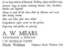 A. W. Mears