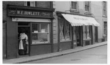 Billy Howlett's fish shop on the north side of Market Street, North Walsham