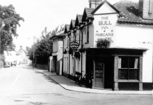 The Bull Public House, Grammar School Road corner c1950
