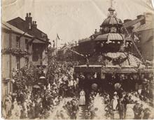 Celebrations for the Golden Jubilee of Queen Victoria in 1887.