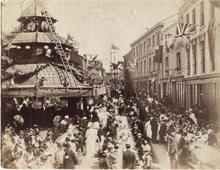 Celebrations for the Golden Jubilee of Queen Victoria in 1887.