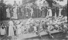 Coronation of King George V on Manor Road, North Walsham