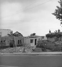 Demolition of buildings on corner of Mundesley Road and Vicarage Street