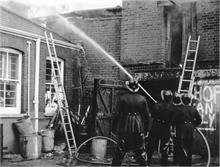 Fire at F. Randell Ltd. 9th February 1976.