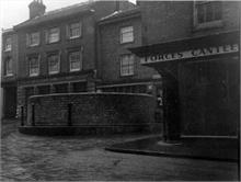 The Forces Canteen in Barker's shop in Waterloo House, North Walsham Market Place.