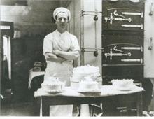 Freddie Edwards in the Norwich Road Bakery