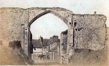 Gateway of Bromholm Priory, Bacton.... looking north. Photo G.McLean.