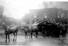 Horse bus on Grammar School Road/ Yarmouth Road Junction.