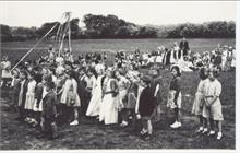 May Day celebrations at Manor Road Junior School, 1949.