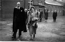 Queen Elizabeth touring Paston School