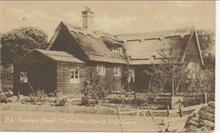 R.W.Farman's reed thatching premises in converted army hut after 1914 ...18 war.