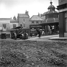 Surfacing the Market Place, North Walsham.