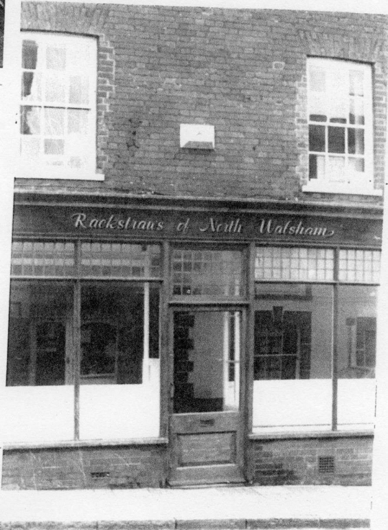 Photograph. Rackstraw's Grocers, Wine & Spirit Merchants (North Walsham Archive).
