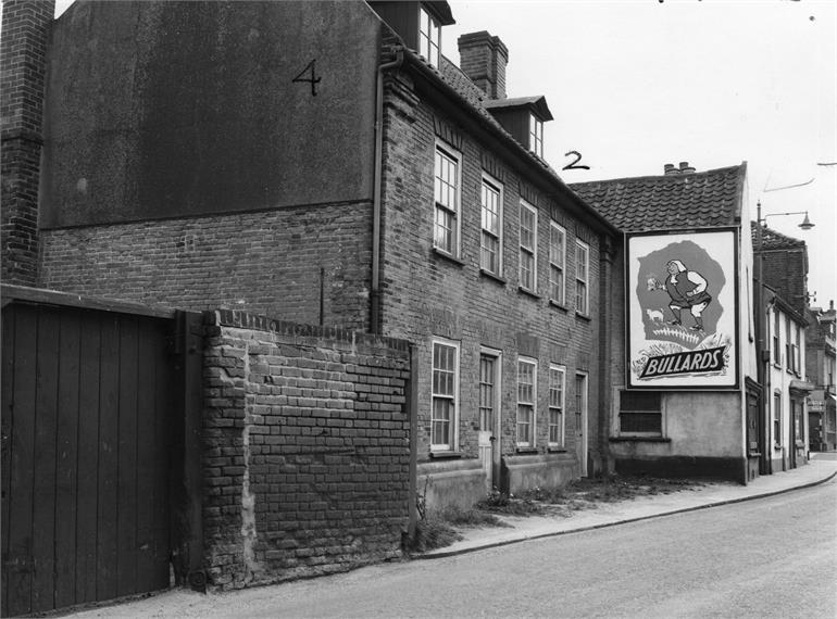 Photograph. Bacton Road c1960 (North Walsham Archive).