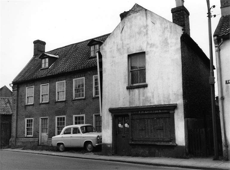 Photograph. Bacton Road c1960 (North Walsham Archive).