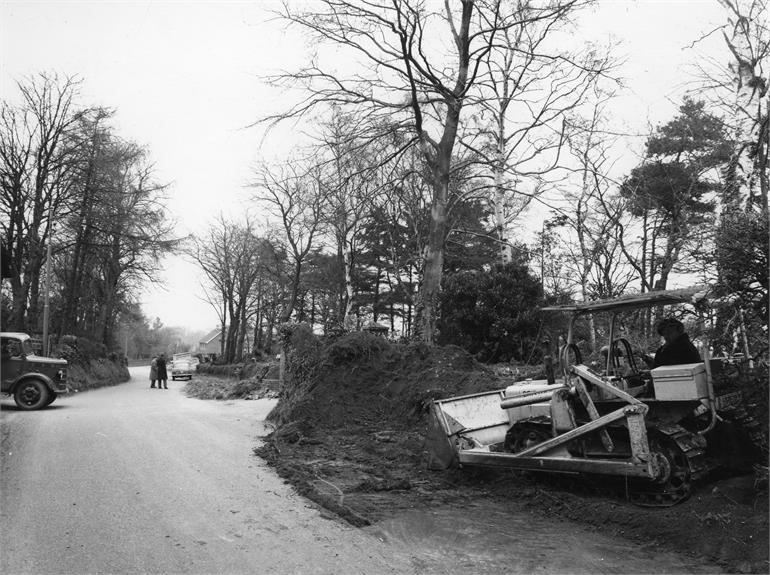 Photograph. Bacton Road c1960 (North Walsham Archive).