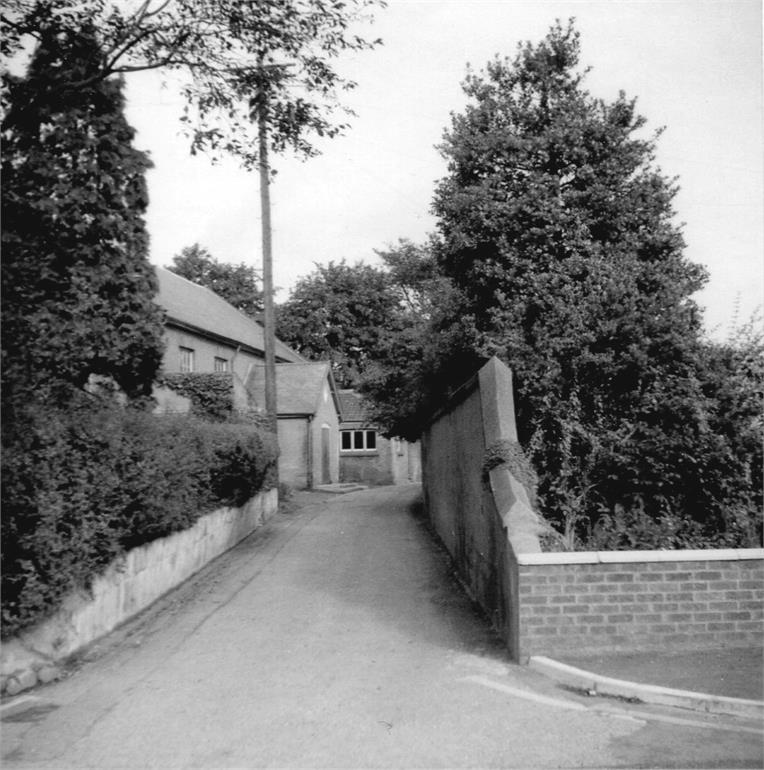 Photograph. Bank Loke and Corn Hall (North Walsham Archive).