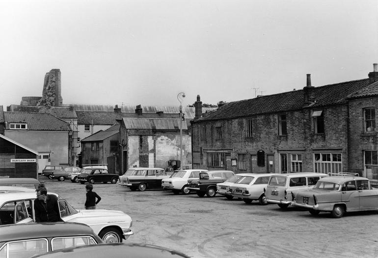 Photograph. Bank Loke, North Walsham (North Walsham Archive).