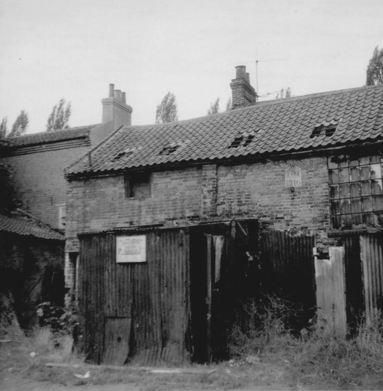 Photograph. Bank Loke, North Walsham (North Walsham Archive).