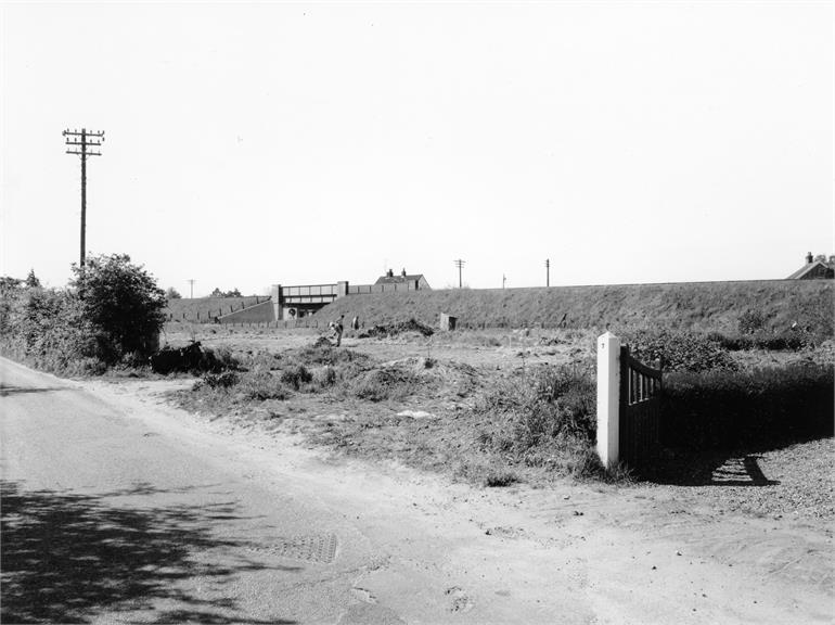 Photograph. Bradfield Road, North Walsham. 9th June 1962 (North Walsham Archive).