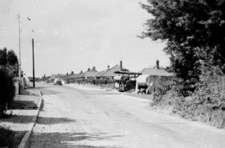 Photograph. Bradfield Road, North Walsham (North Walsham Archive).