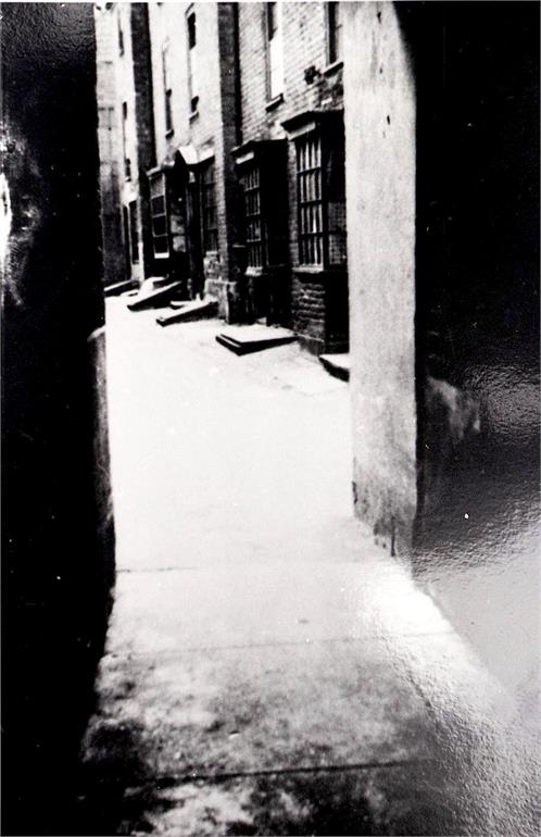 Photograph. The Butchery viewed from Ship Yard (North Walsham Archive).