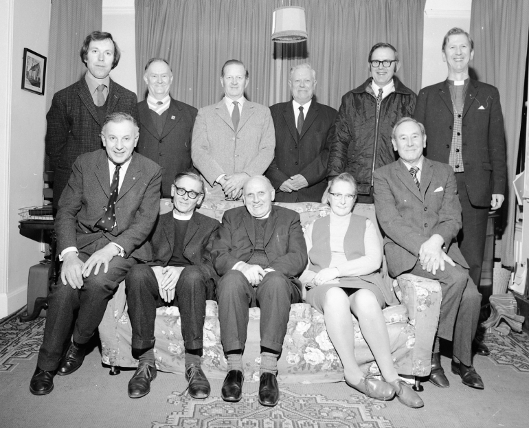 Photograph. St Nicholas' Church magazine committee 1960s (North Walsham Archive).