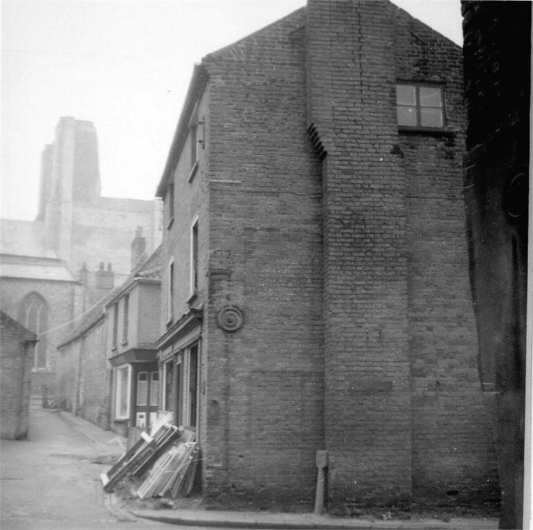 Photograph. Church Plain (North Walsham Archive).