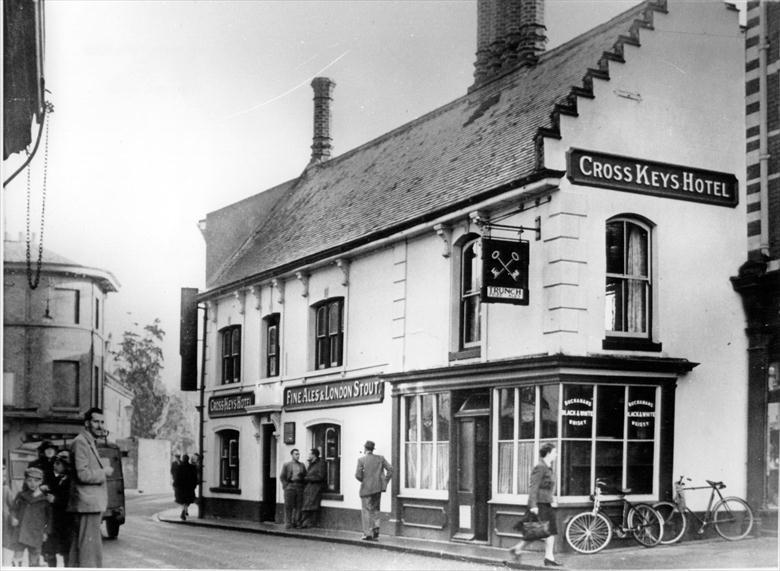 Photograph. Crosskeys Hotel, North Walsham (North Walsham Archive).