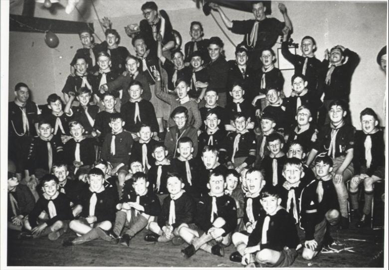 Photograph. Cub and Scout Christmas Party (North Walsham Archive).