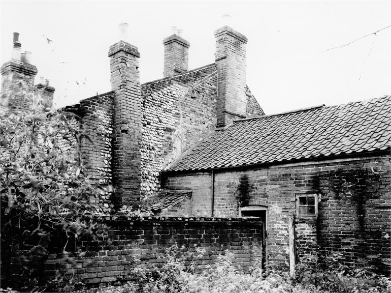 Photograph. Dog Yard, North Walsham. 3rd November 1960. (North Walsham Archive).