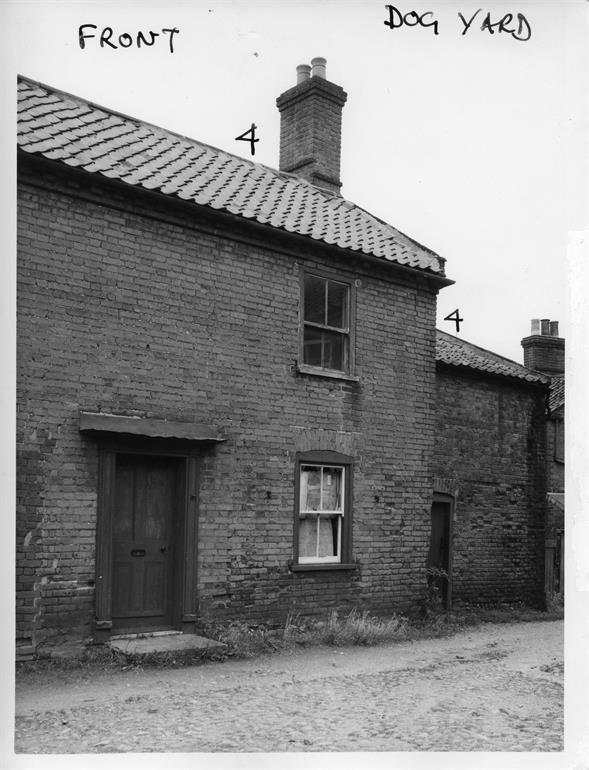 Photograph. Dog Yard, North Walsham. 3rd November 1960. (North Walsham Archive).