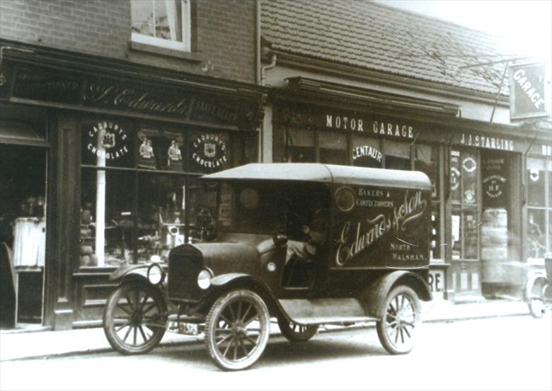 Photograph. Edwards Bakery Norwich Road (North Walsham Archive).