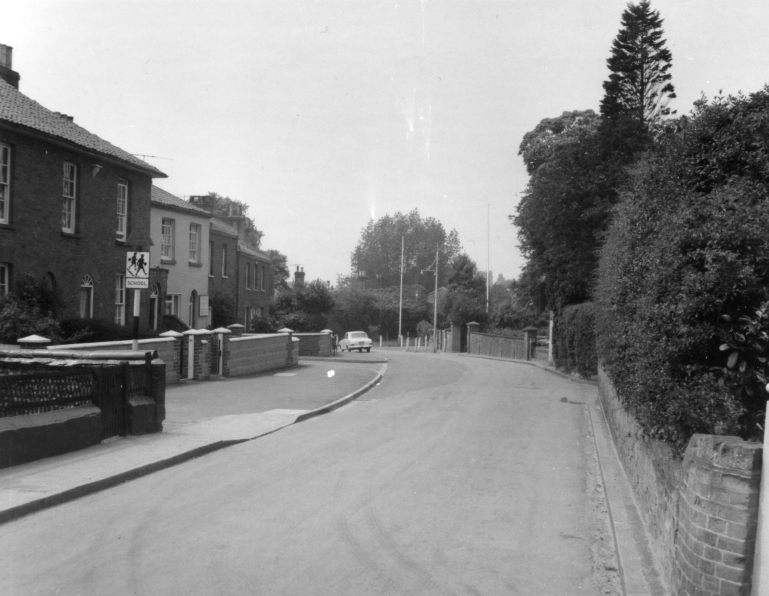 Photograph. Grammar School Road (North Walsham Archive).