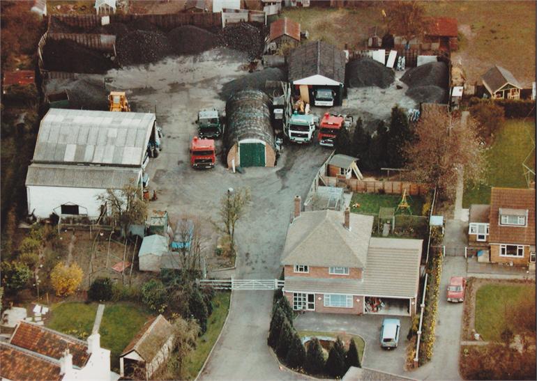 Photograph. Howlett's coal yard, Bacton Road, North Walsham

Mike Ling's Collection (North Walsham Archive).