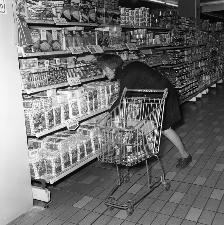 Photograph. International Stores Trolley Dash a (North Walsham Archive).