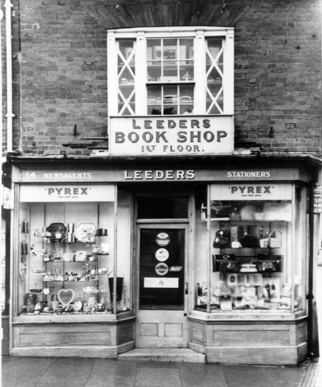 Photograph. Leeders Newsagents, 14 Market Place, North Walsham. (North Walsham Archive).