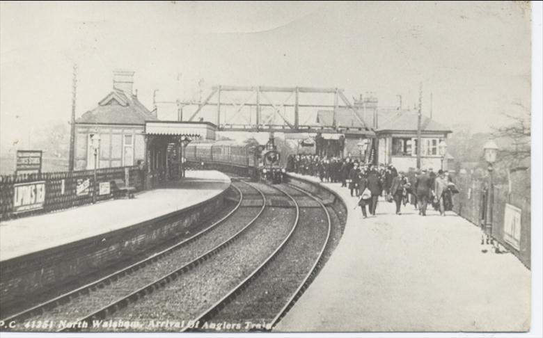 Photograph. M. GN Railway, North Walsham. (North Walsham Archive).
