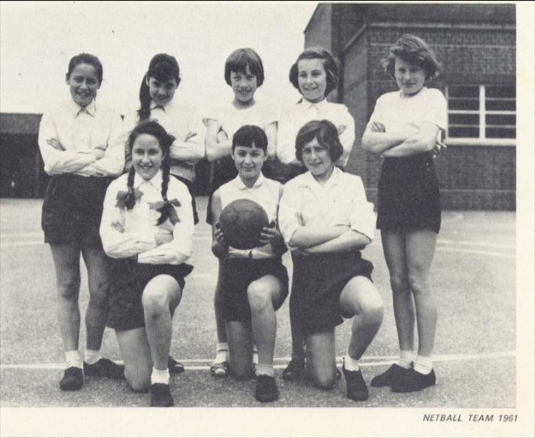 Photograph. Manor Road Primary school Netball Team 1961. (North Walsham Archive).