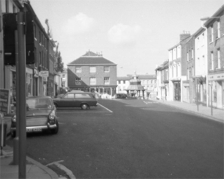 Photograph. Market Place, North Walsham. 1971. (North Walsham Archive).