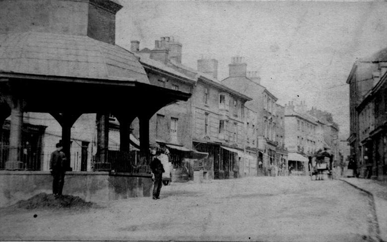 Photograph. Market Place, North Walsham, looking east. Photo G.McLean (North Walsham Archive).
