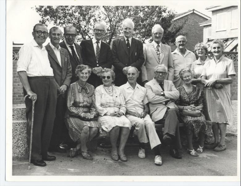 Photograph. Members of North Walsham Toc H about 1975 (North Walsham Archive).