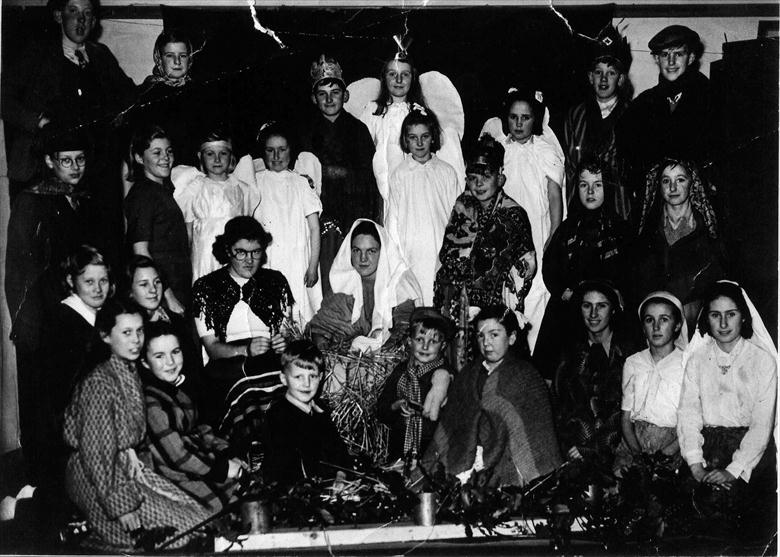 Photograph. Methodist Church, Grammar School Road, North Walsham. Sunday School Nativity Play (North Walsham Archive).