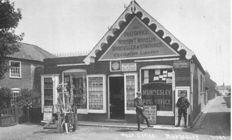 Photograph. Mundesley Post Office (North Walsham Archive).